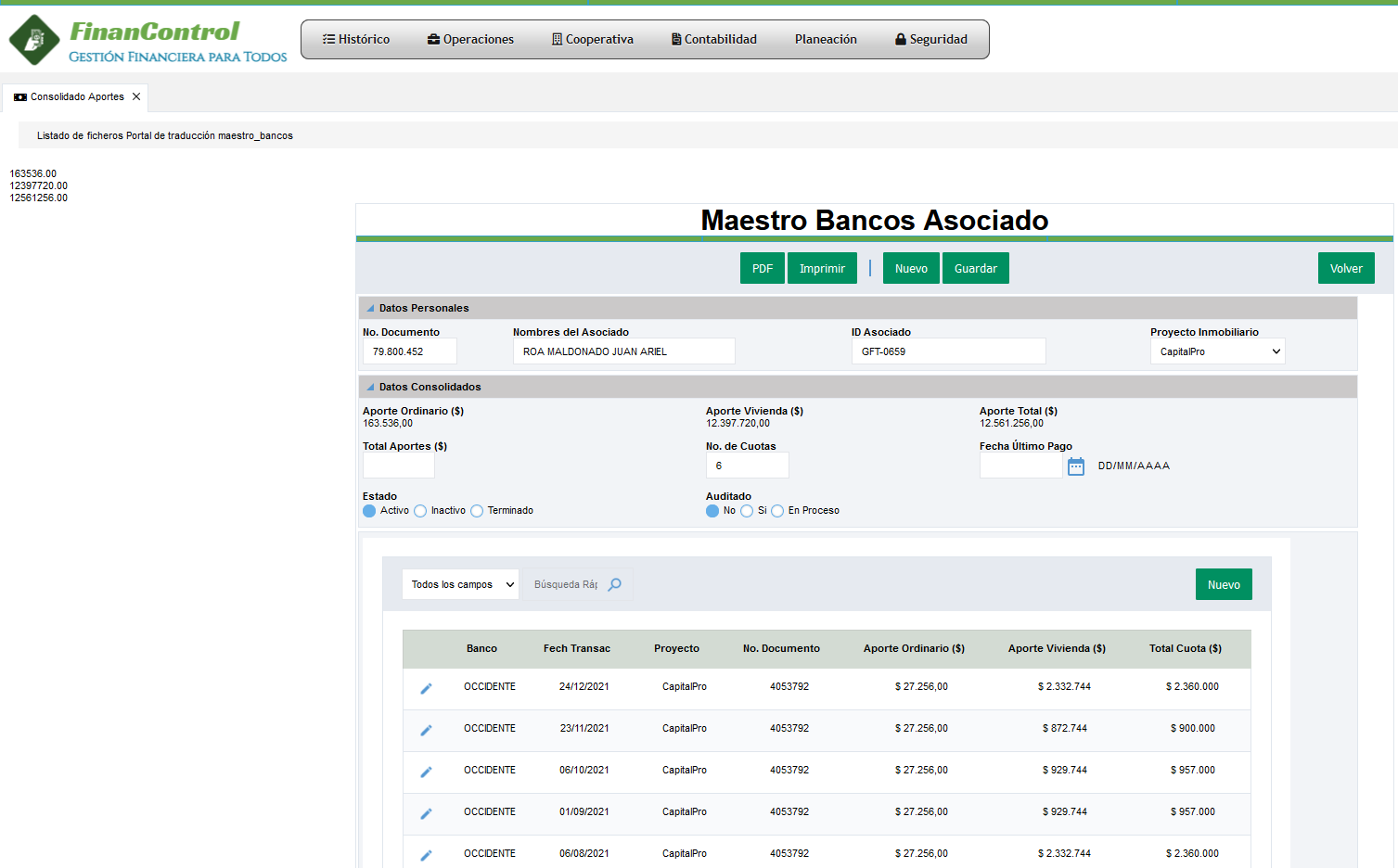 FinanControl - Gestión financiera